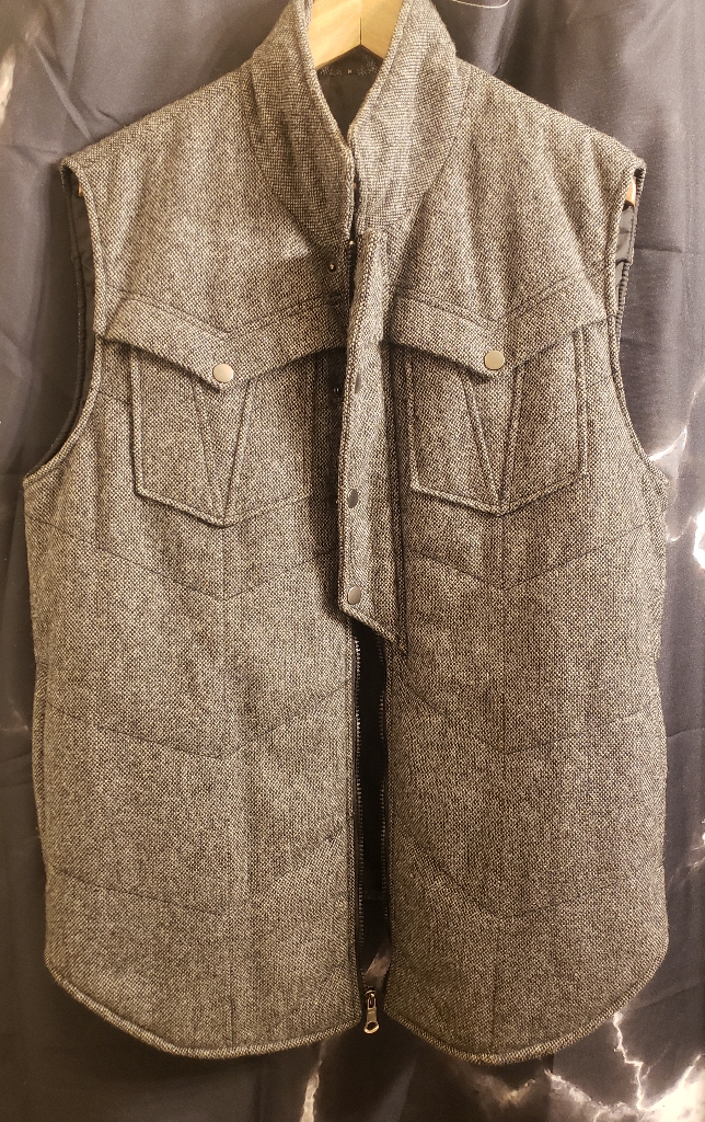 Wool Blend Down Vest , Prototype.